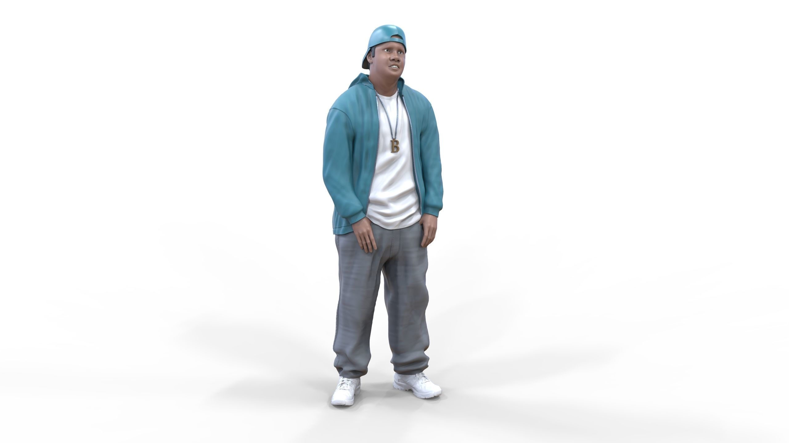 N2 Homies or hip hop Group 3D print model_2