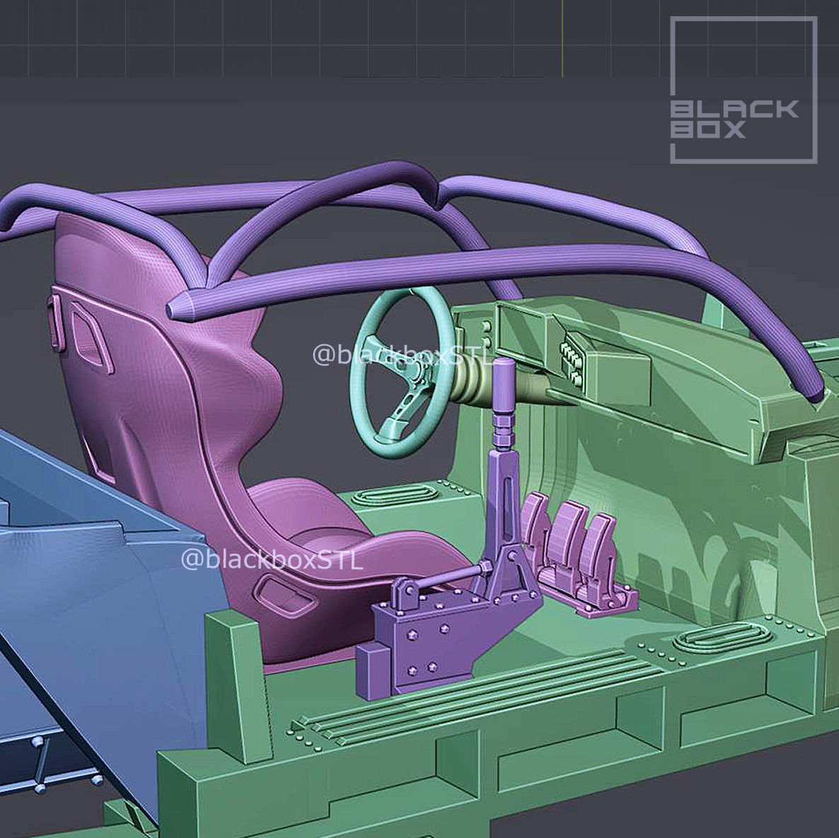 LM BUG PROTOTYPE FULL MODELKIT 1-24 3D print model_10