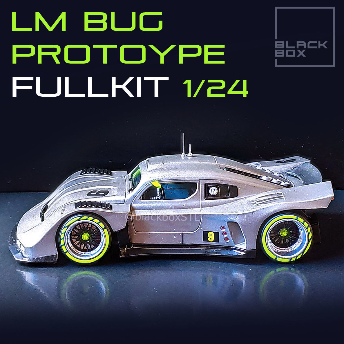 LM BUG PROTOTYPE FULL MODELKIT 1-24 3D print model_2