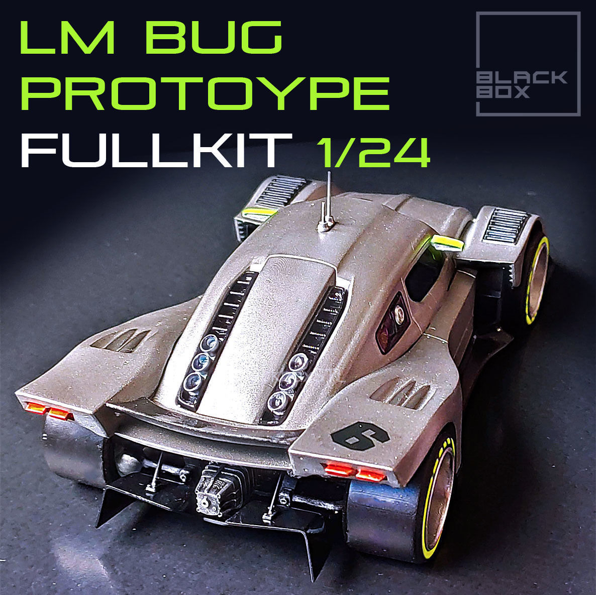 LM BUG PROTOTYPE FULL MODELKIT 1-24 3D print model_9