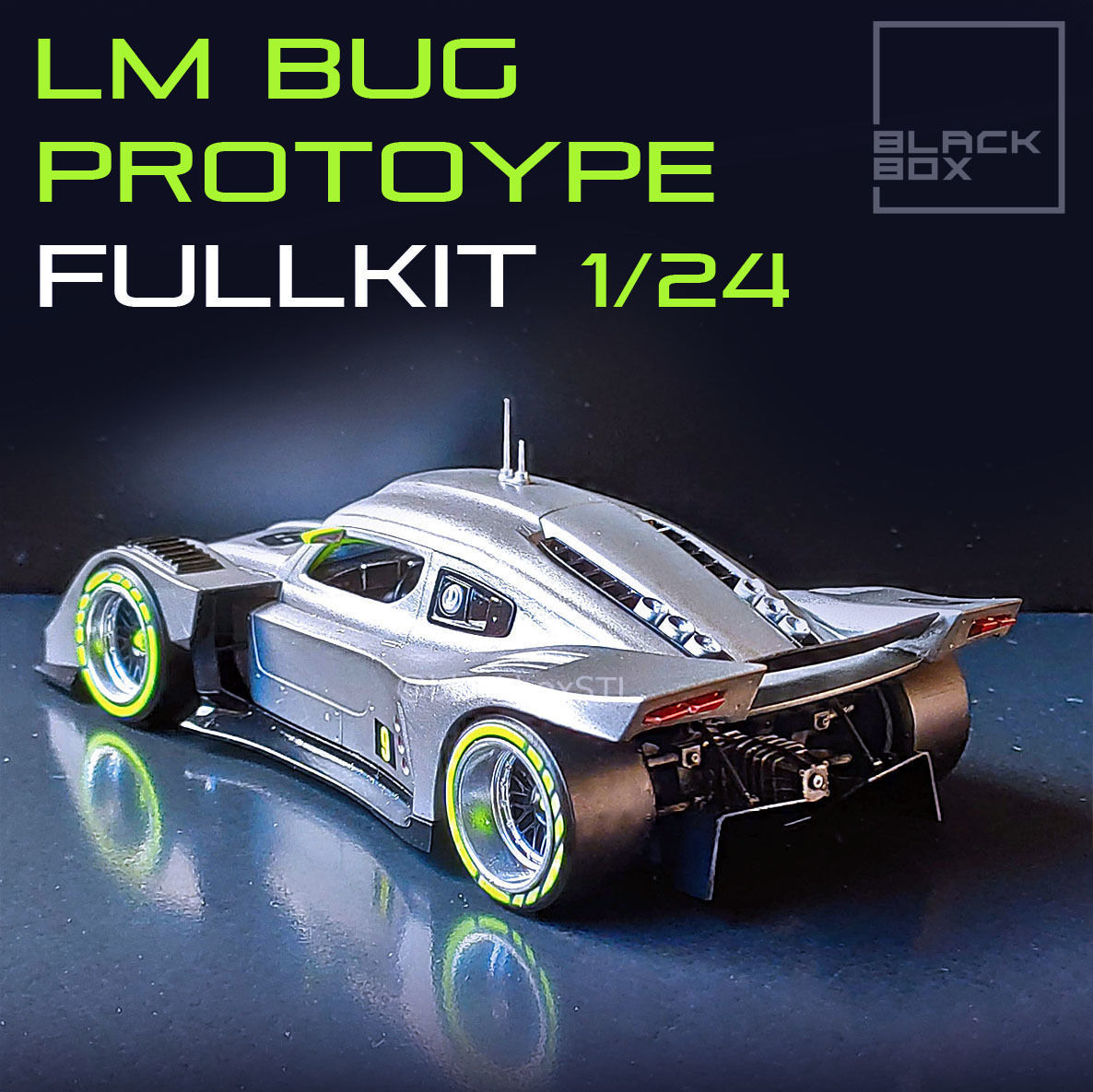 LM BUG PROTOTYPE FULL MODELKIT 1-24 3D print model_1