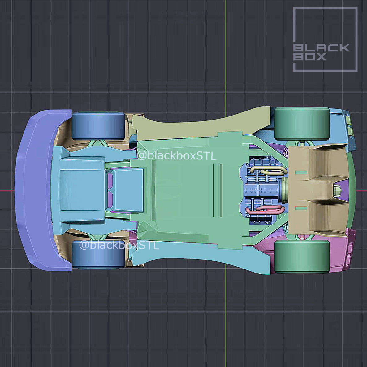 LM BUG PROTOTYPE FULL MODELKIT 1-24 3D print model_5