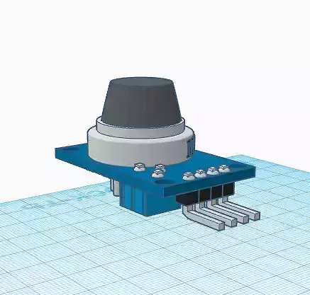 gas analyzer MQ-2 3D print model