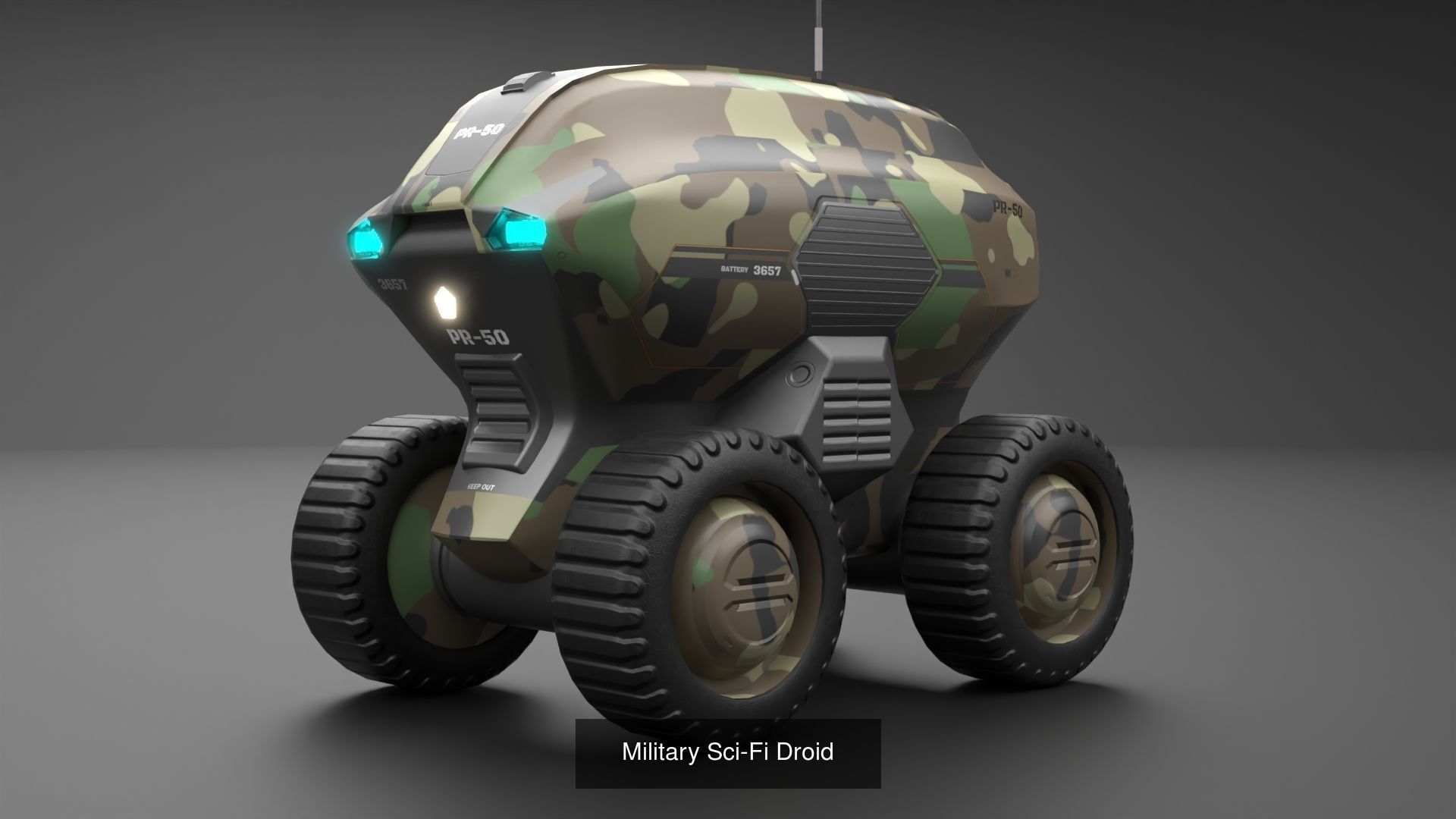 Sci-Fi Droid Robot Vehicle Collection  _5