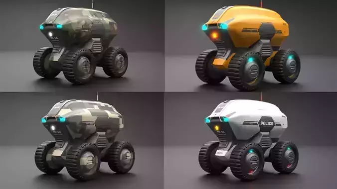 Sci-Fi Droid Robot Vehicle Collection   Sci-Fi Droid Robot Vehicle Collection