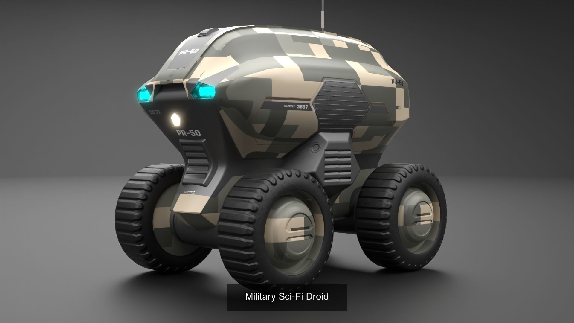 Sci-Fi Droid Robot Vehicle Collection  _4