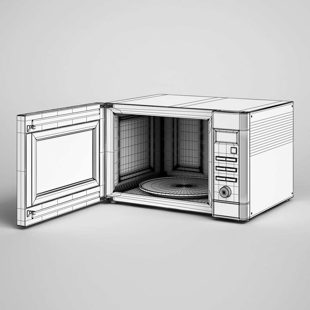 Microwave 11 3D model_2