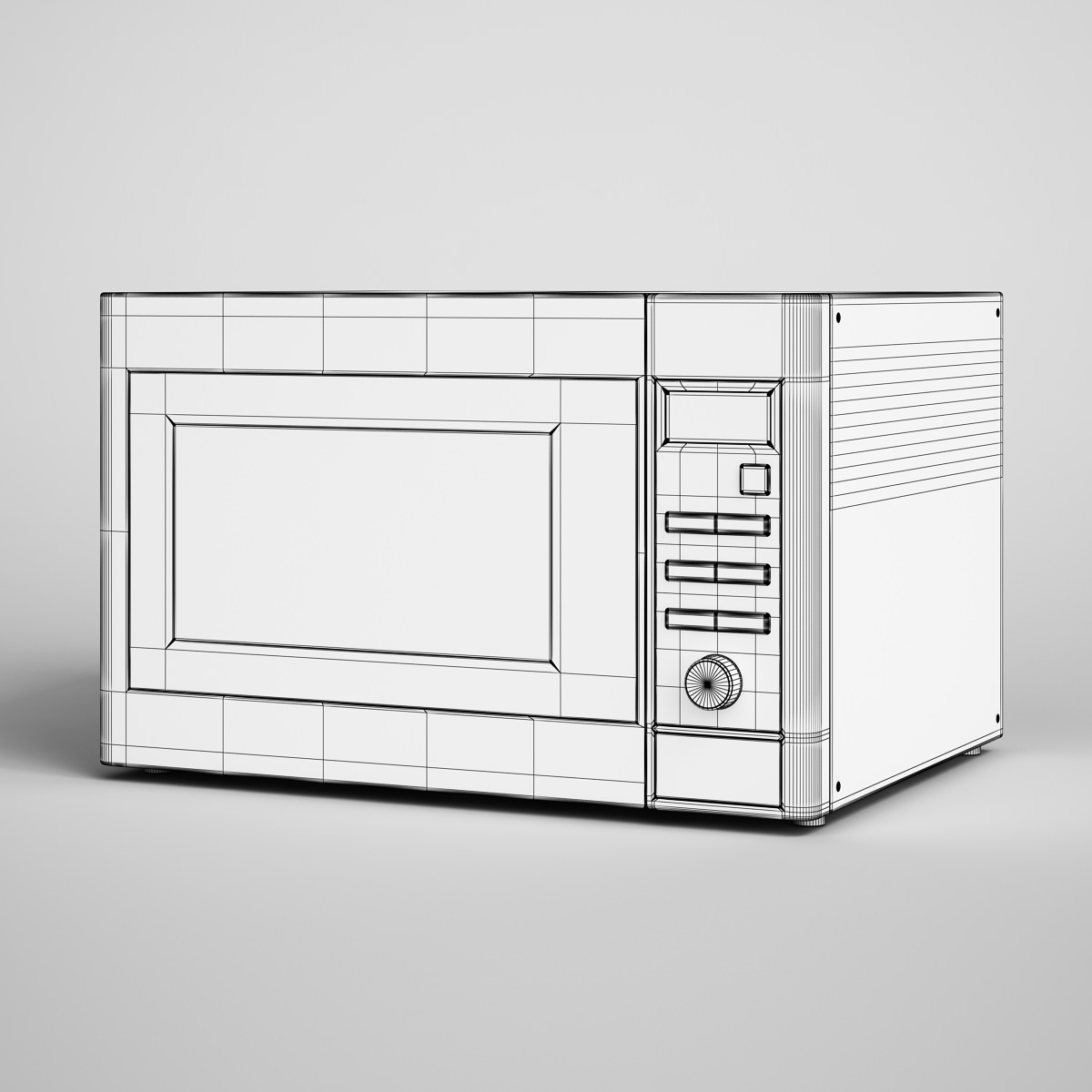 Microwave 11 3D model_1