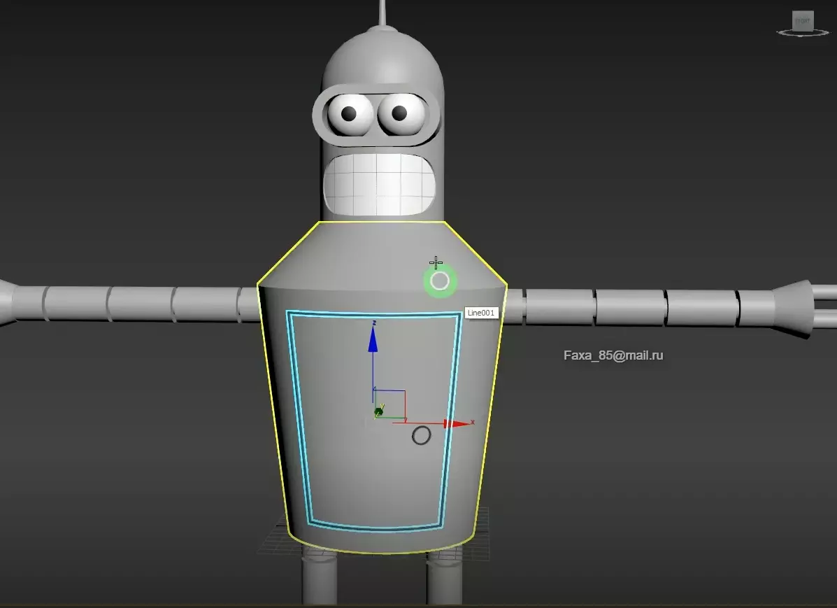 Bender 3D model