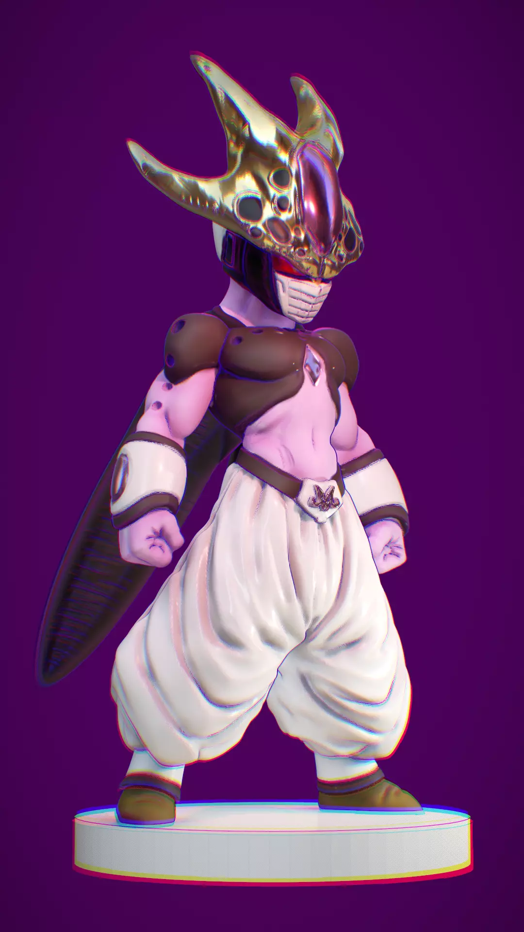 Super Buu zeller 3D print model