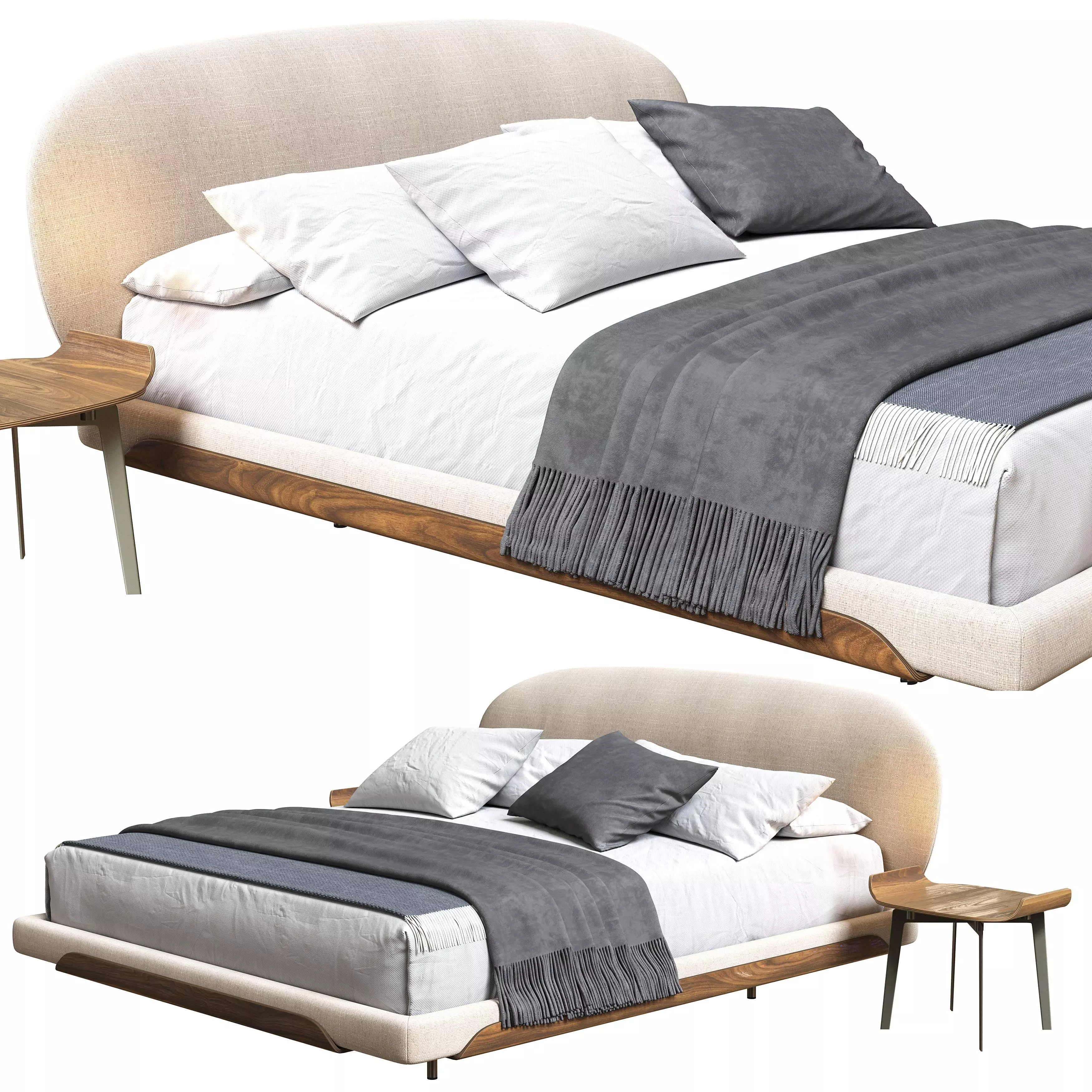 Olos Bed by Bonaldo 3D model