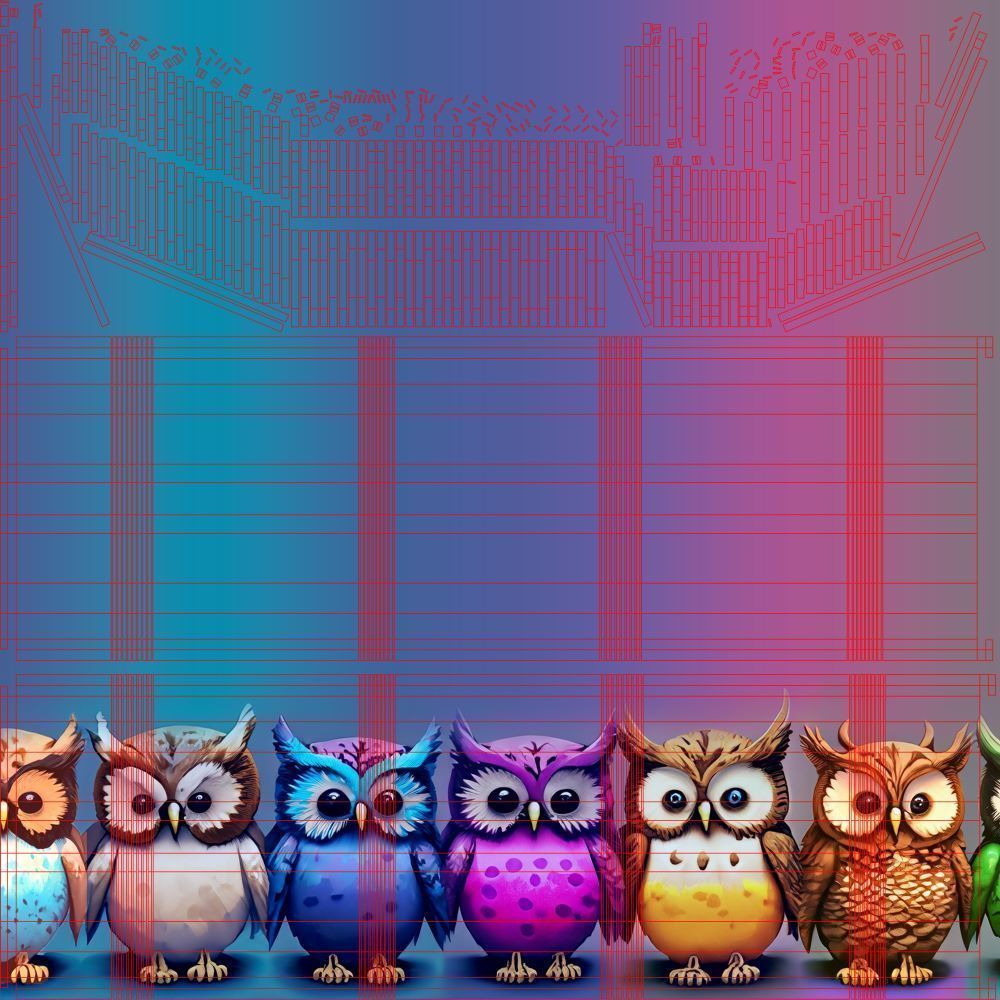 Eight sided giftbox Low-poly 3D model_12