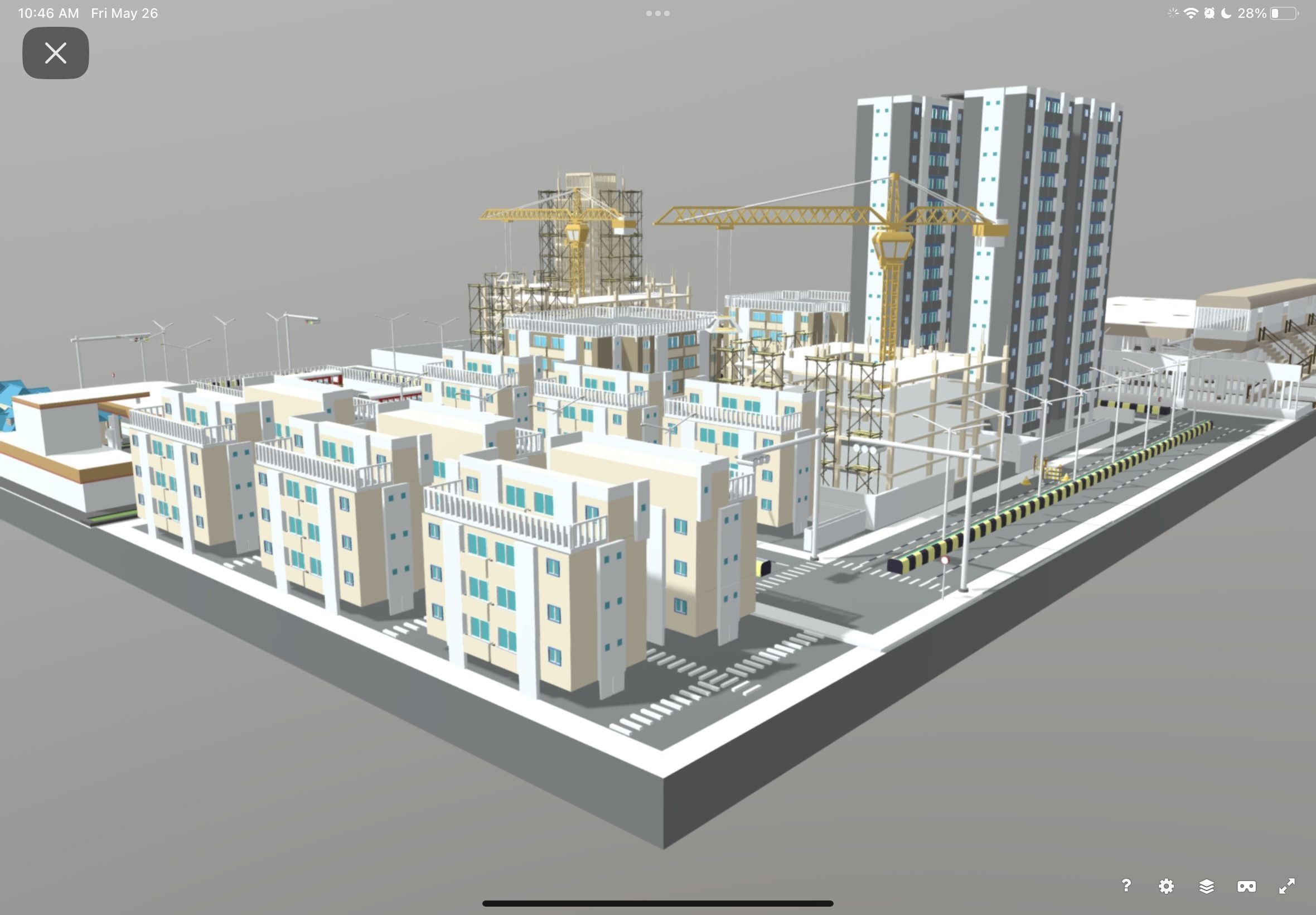 Mumbai city Low-poly 3D model_3