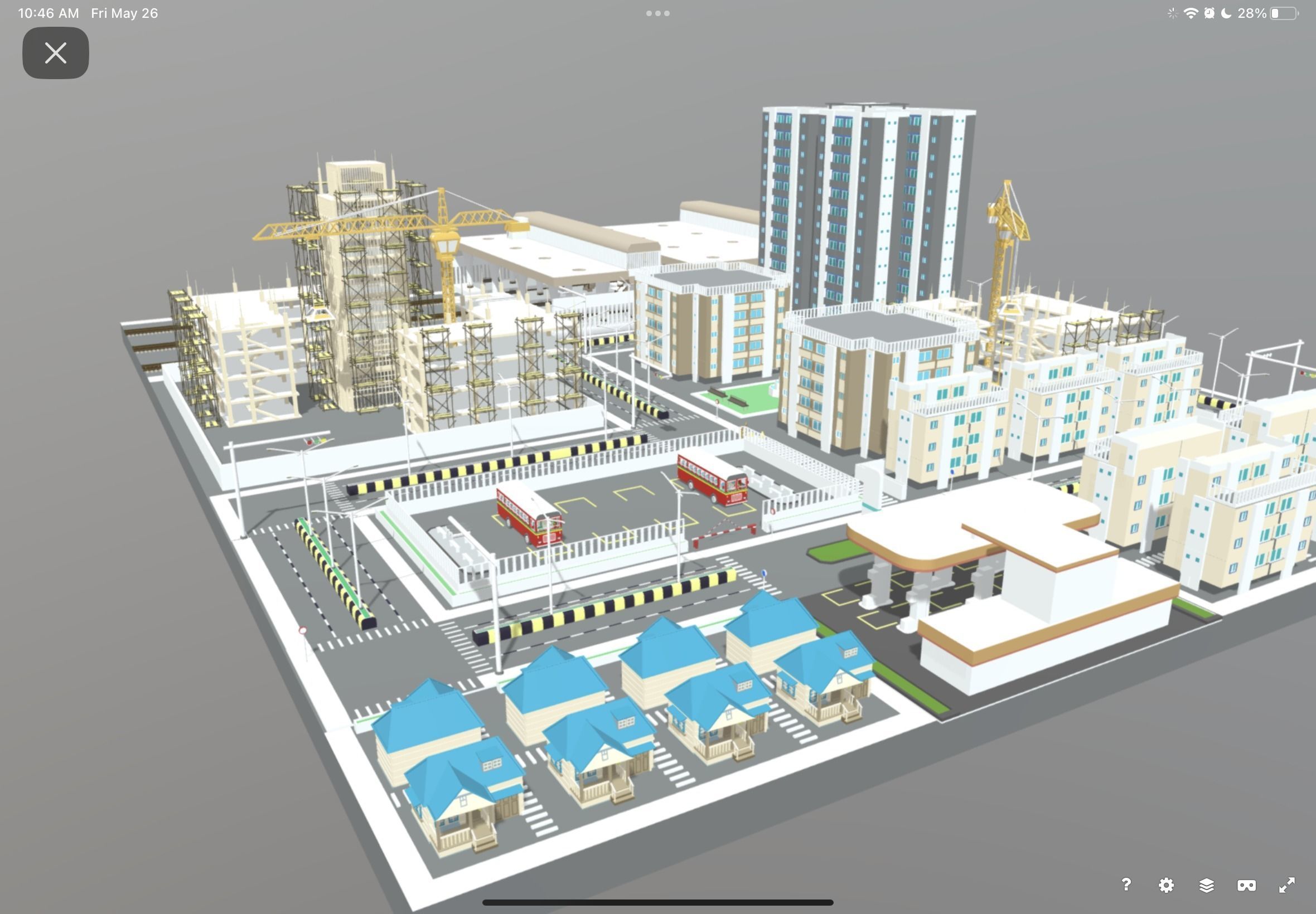 Mumbai city Low-poly 3D model_4