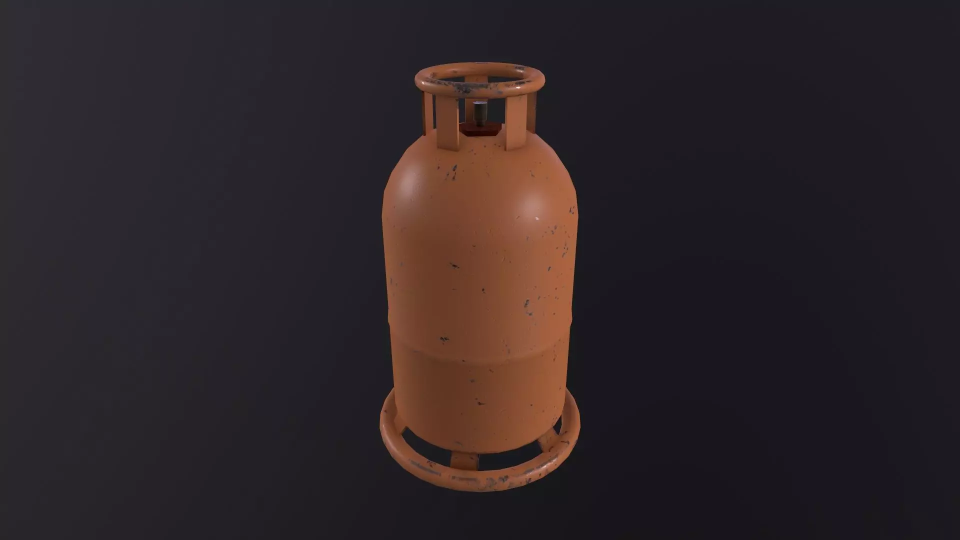Cooking Gas Cylinder 3D Model Low-poly 3D model