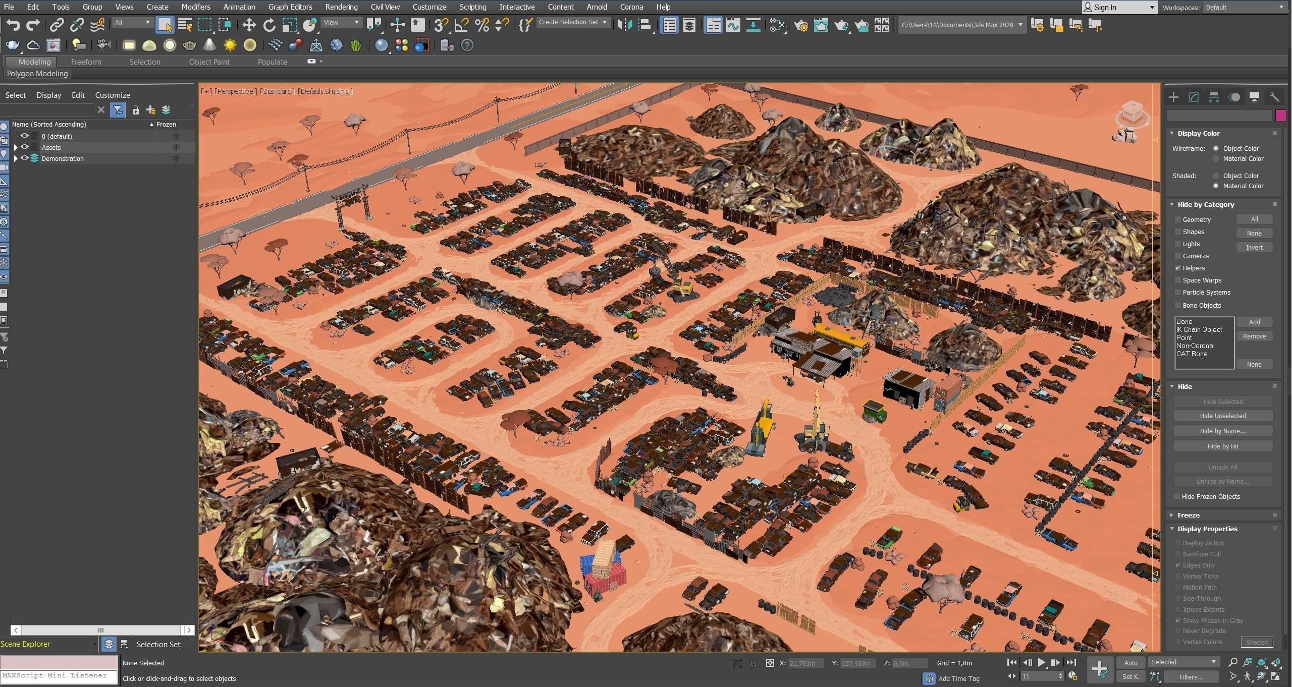Junkyard Low-poly 3D model_40