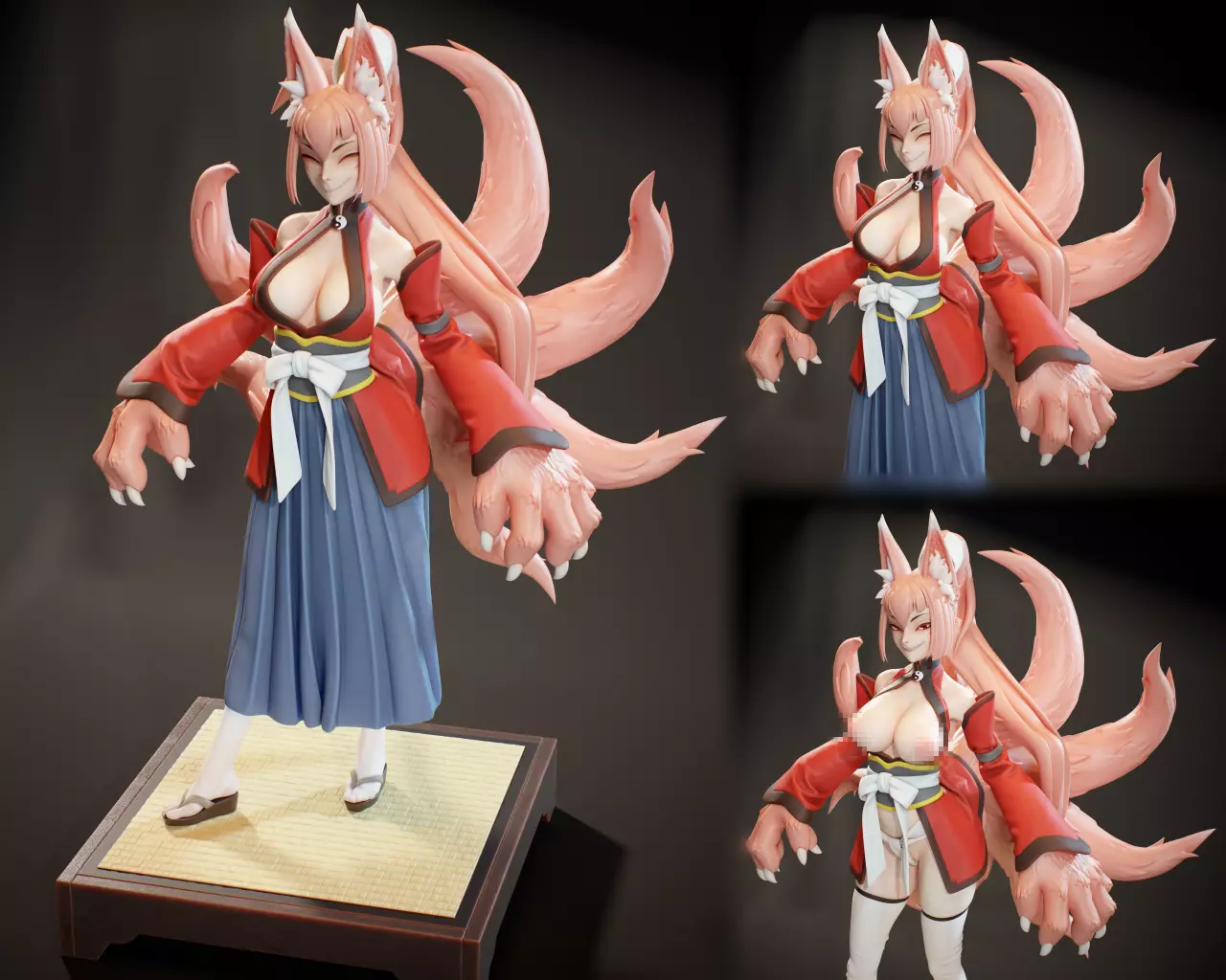 Monster Girl Quest Yao 3D print model_0
