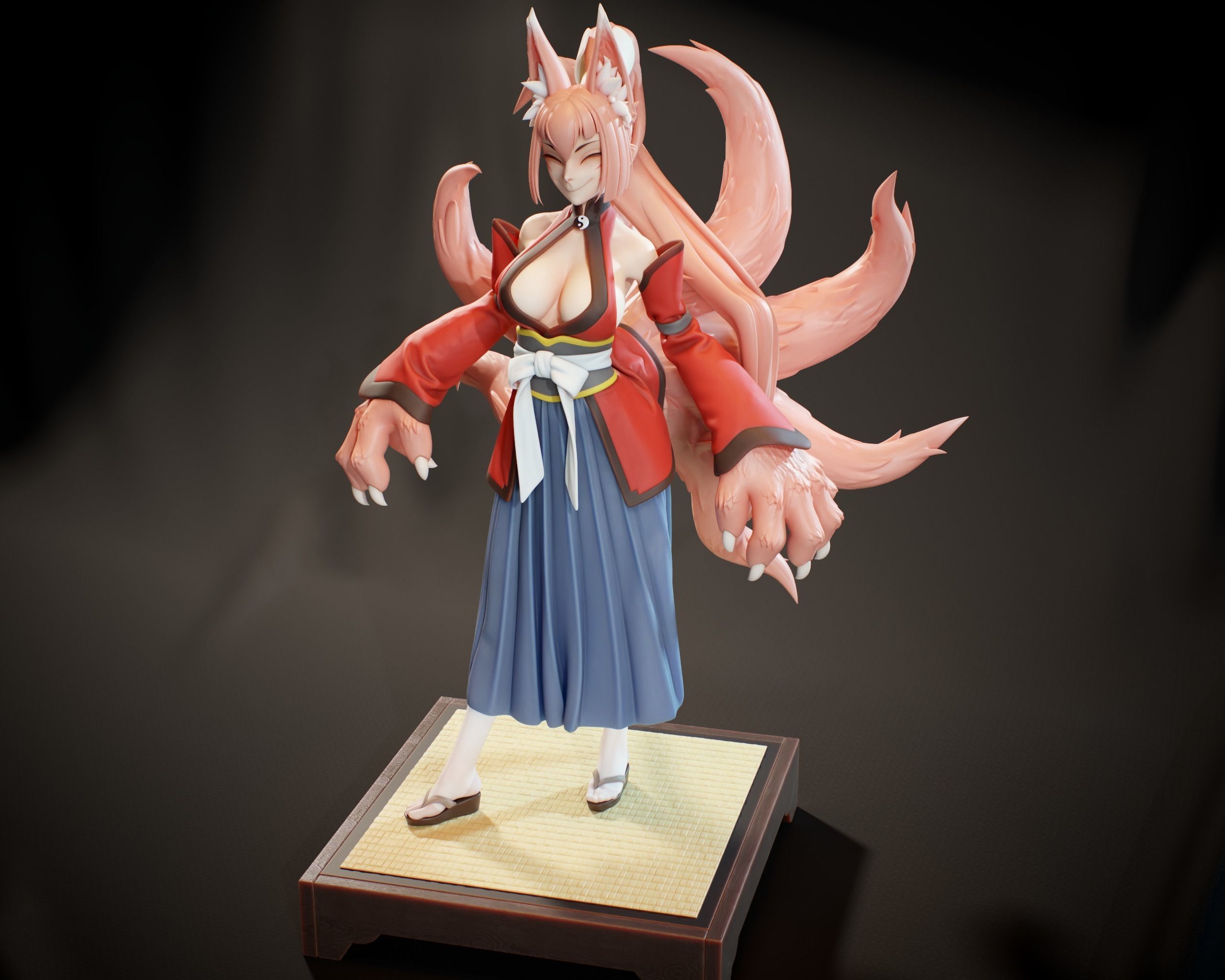 Monster Girl Quest Yao 3D print model_1