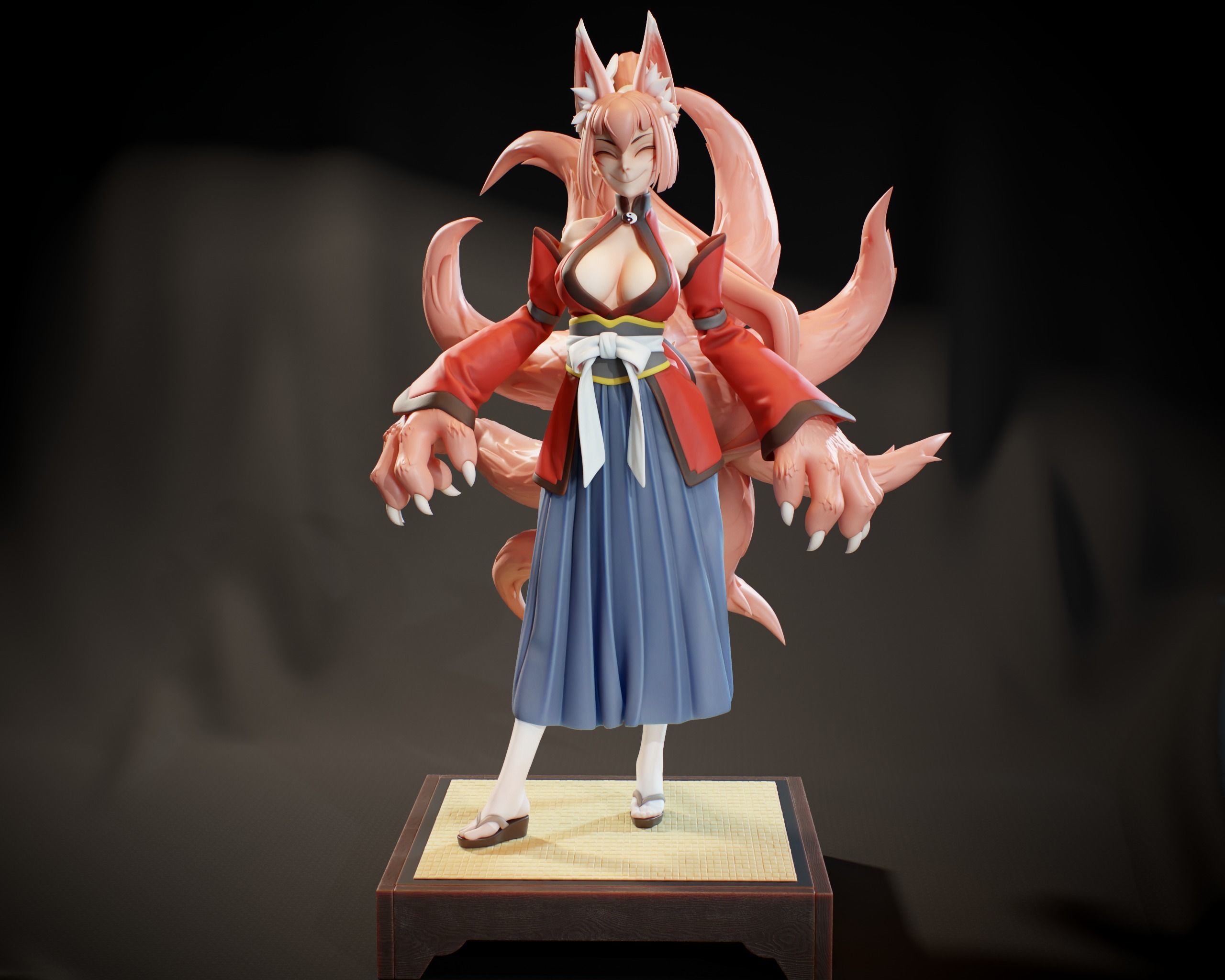Monster Girl Quest Yao 3D print model_2