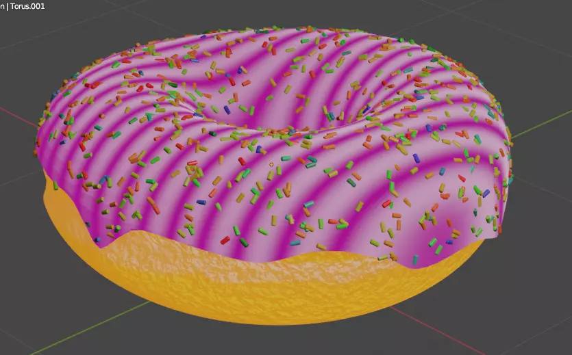 Donut 3D model_0