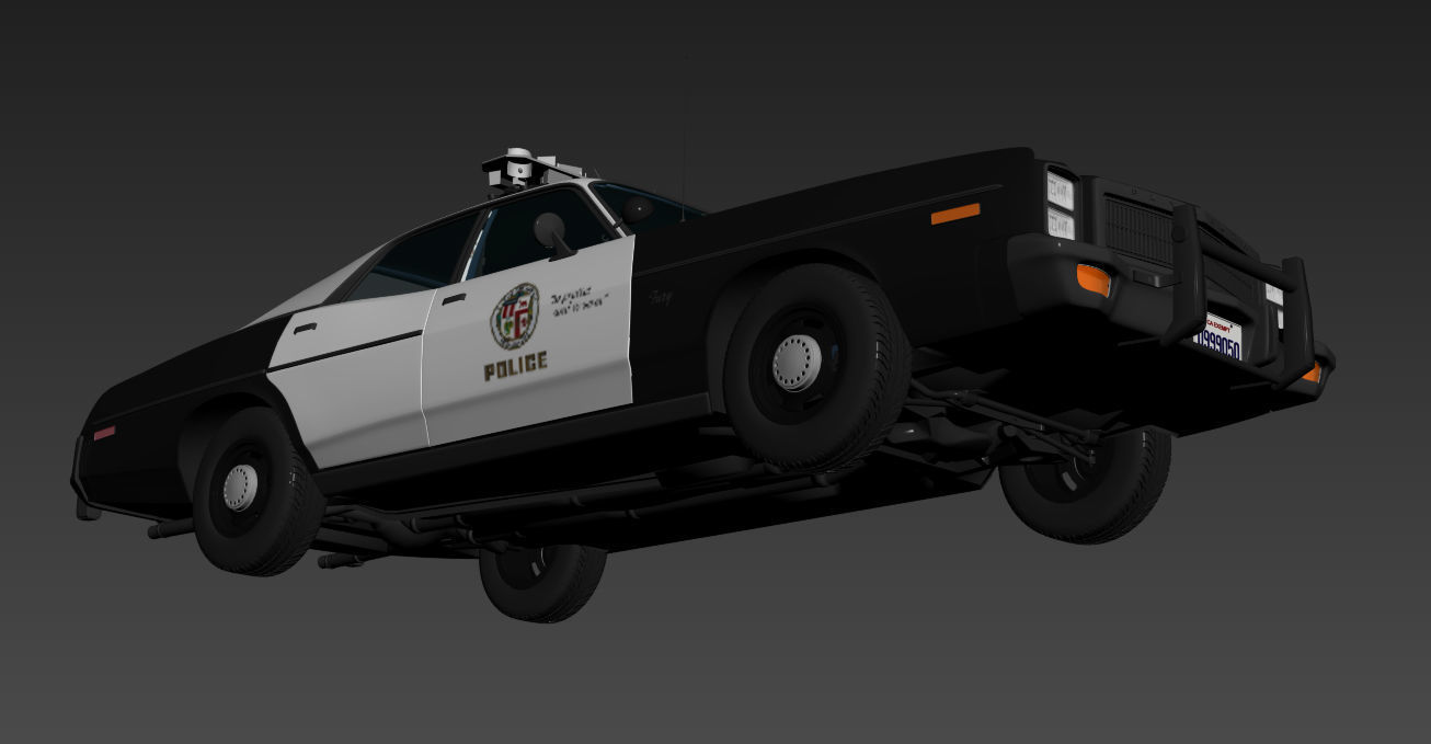 Plymouth Fury Police 1978 3D model_15