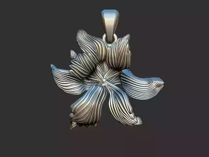 Arabesque Flower Pendant