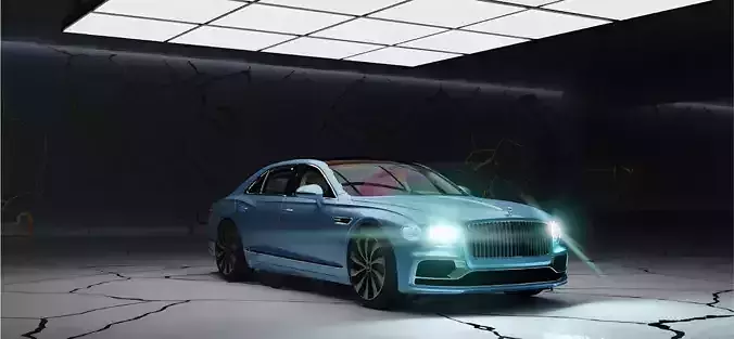 Bentley Flying Spur 2020 Ultra High Detailed 3D Model