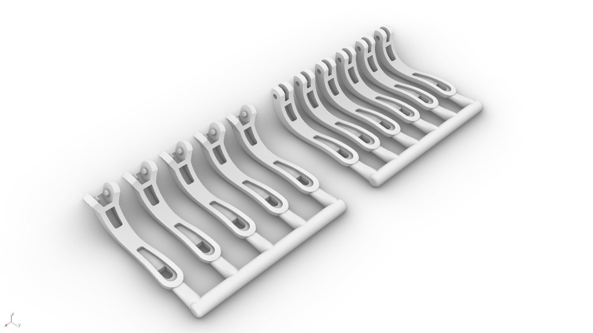 3dm stl butterfly earring printable jewelry model 3D model  3D print model_9