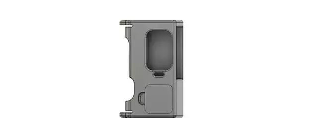 Boro Mechanical Mod single 18650 SLIM PRC connector PROTOCOL 3D print model