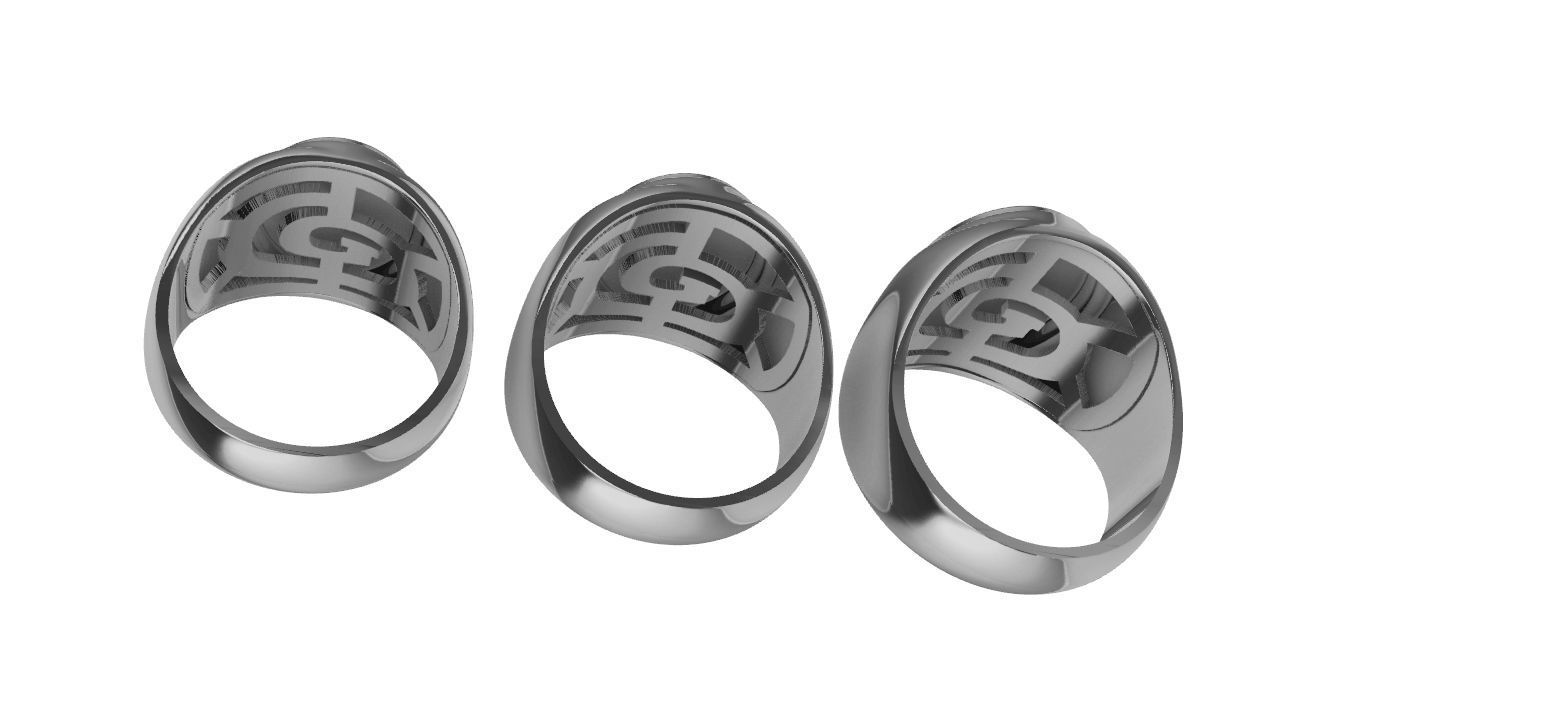 Masonic Compass Ring  and Bonus  3D print model_18