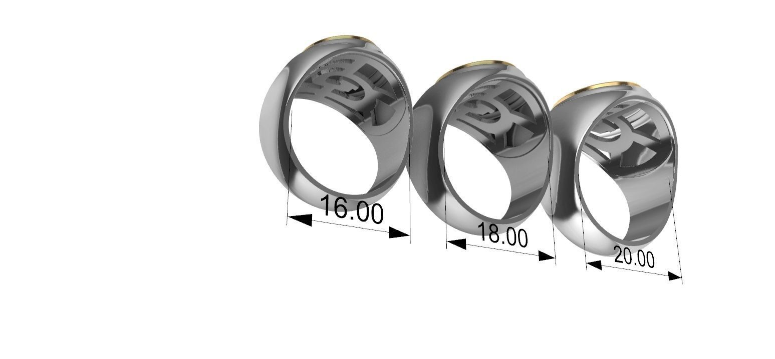 Masonic Compass Ring  and Bonus  3D print model_2