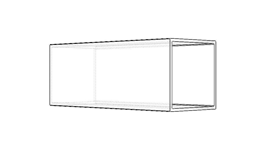 Extruded Aluminium Profile Enclosures Set for Square Tube Low-poly 3D model_39