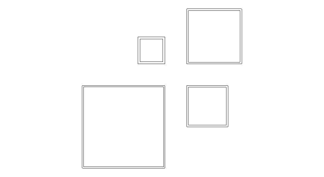 Extruded Aluminium Profile Enclosures Set for Square Tube Low-poly 3D model_16