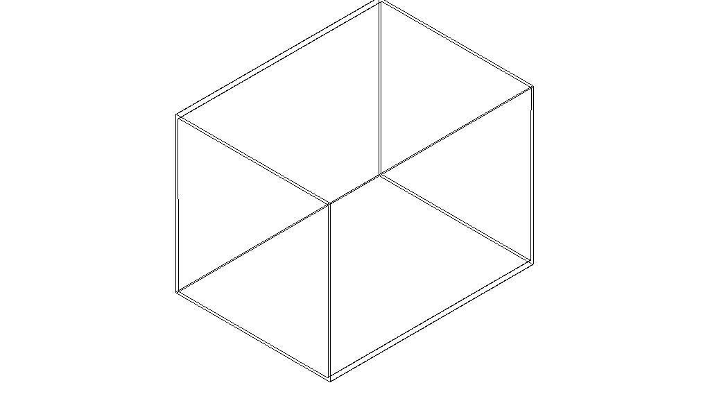 Extruded Aluminium Profile Enclosures Set for Square Tube Low-poly 3D model_56