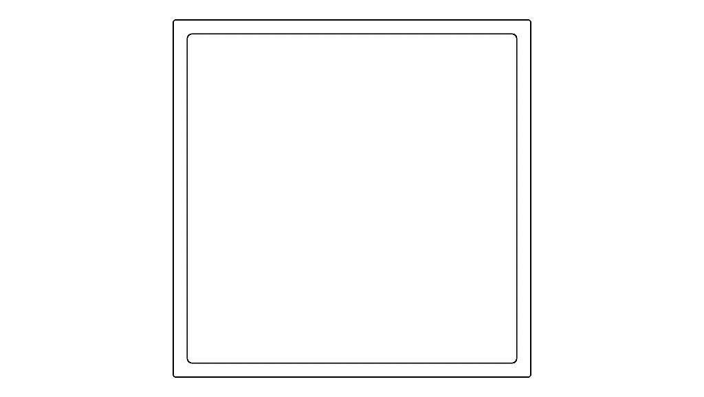 Extruded Aluminium Profile Enclosures Set for Square Tube Low-poly 3D model_35