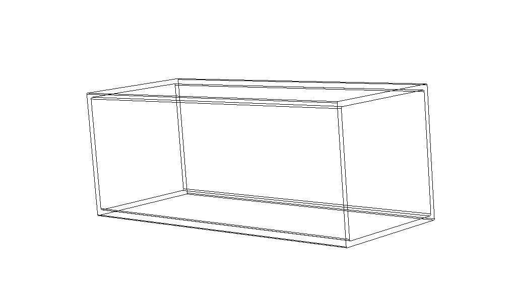 Extruded Aluminium Profile Enclosures Set for Square Tube Low-poly 3D model_40