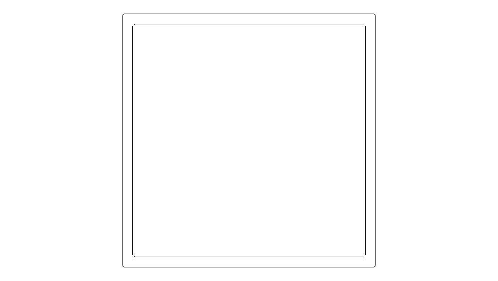 Extruded Aluminium Profile Enclosures Set for Square Tube Low-poly 3D model_36