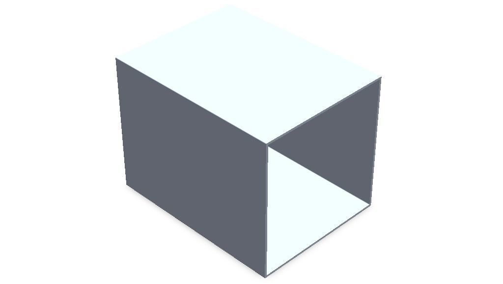 Extruded Aluminium Profile Enclosures Set for Square Tube Low-poly 3D model_64