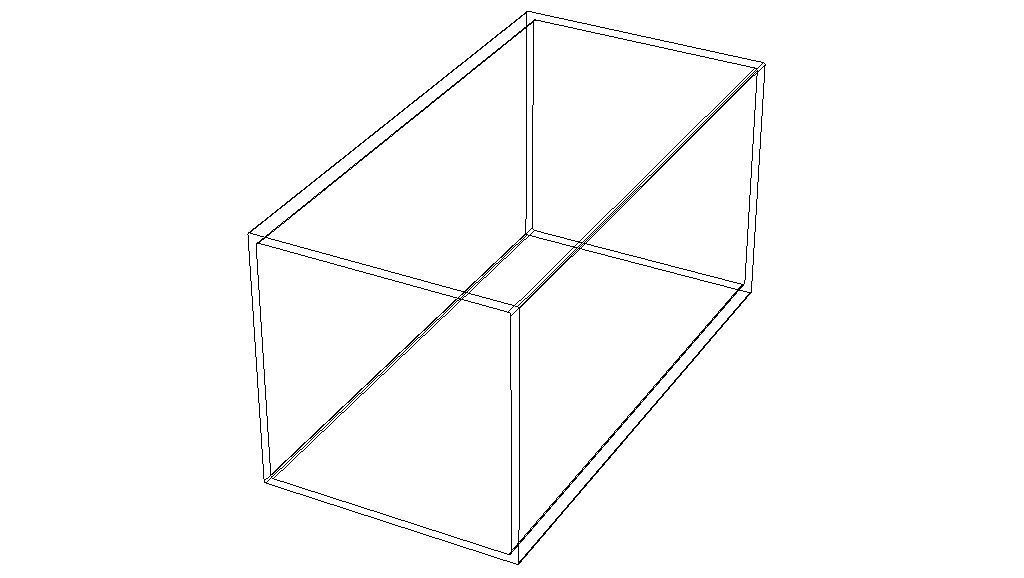 Extruded Aluminium Profile Enclosures Set for Square Tube Low-poly 3D model_44