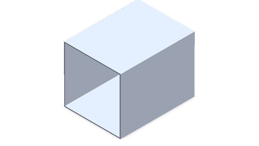 Extruded Aluminium Profile Enclosures Set for Square Tube Low-poly 3D model_57