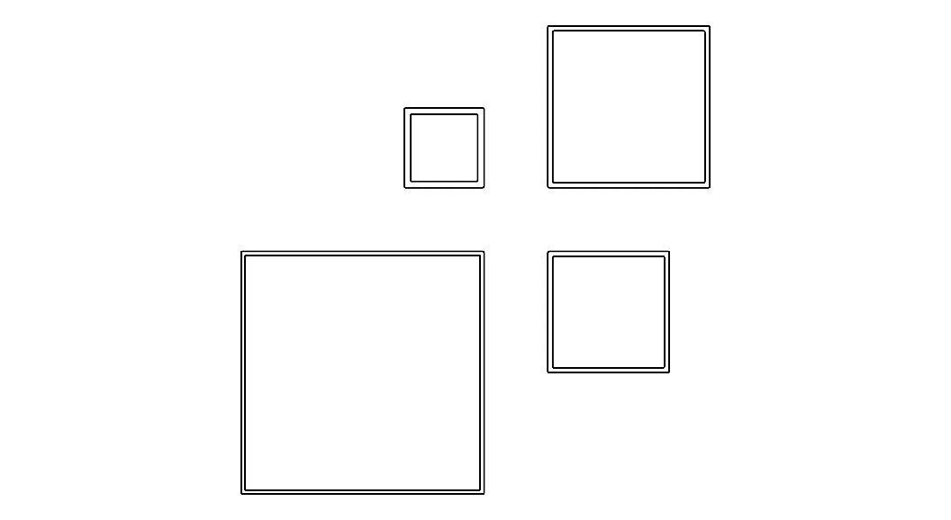 Extruded Aluminium Profile Enclosures Set for Square Tube Low-poly 3D model_15