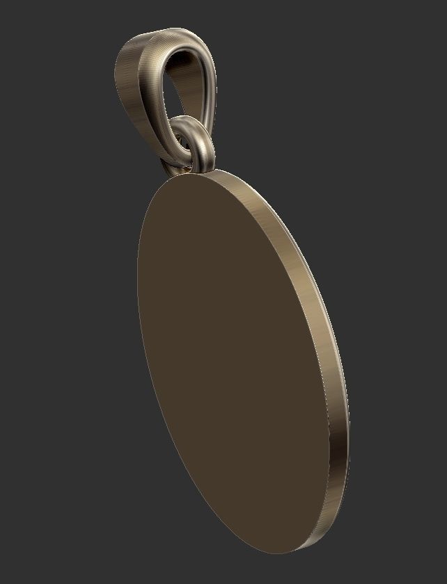 Masonic Compass - Pendant 3D print model_4