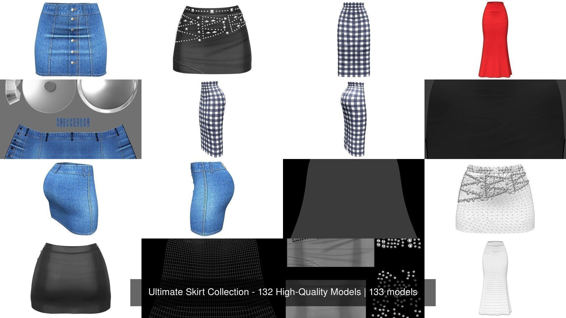 Ultimate Skirt Collection - 132 High-Quality Models _60