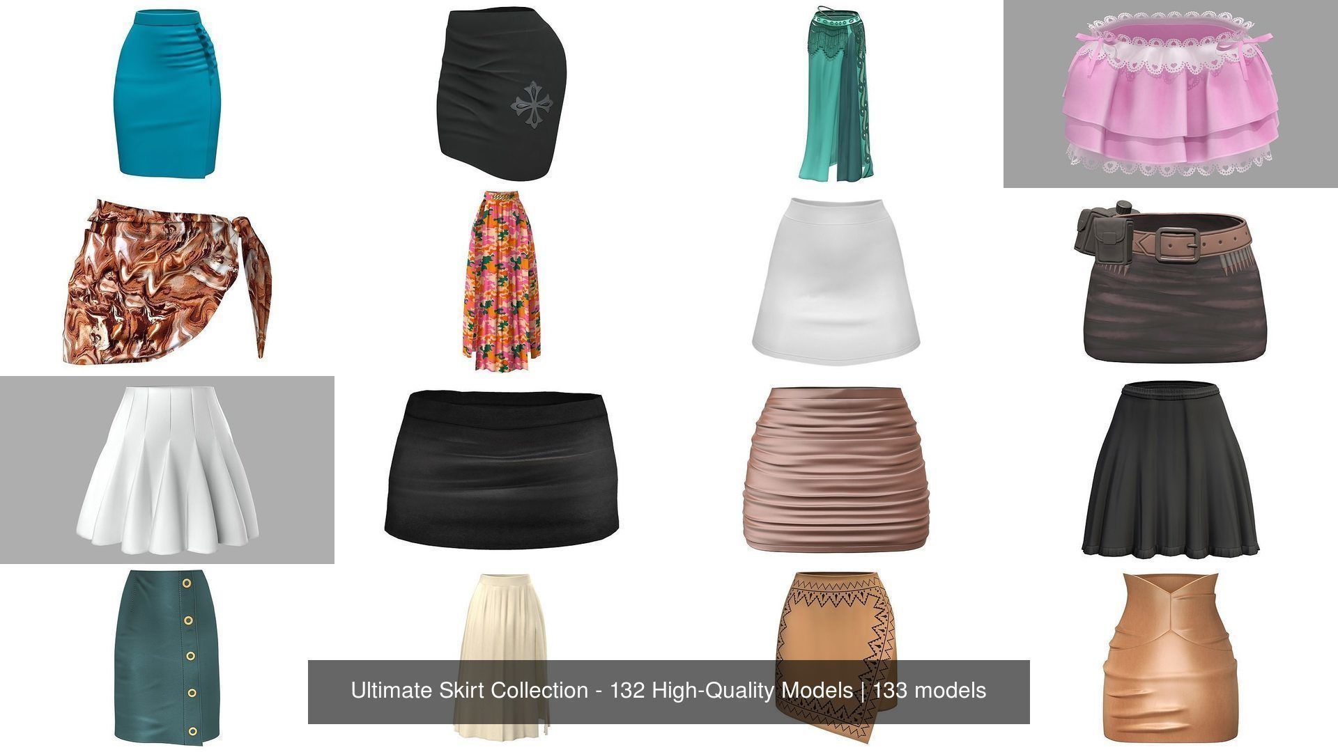 Ultimate Skirt Collection - 132 High-Quality Models _52