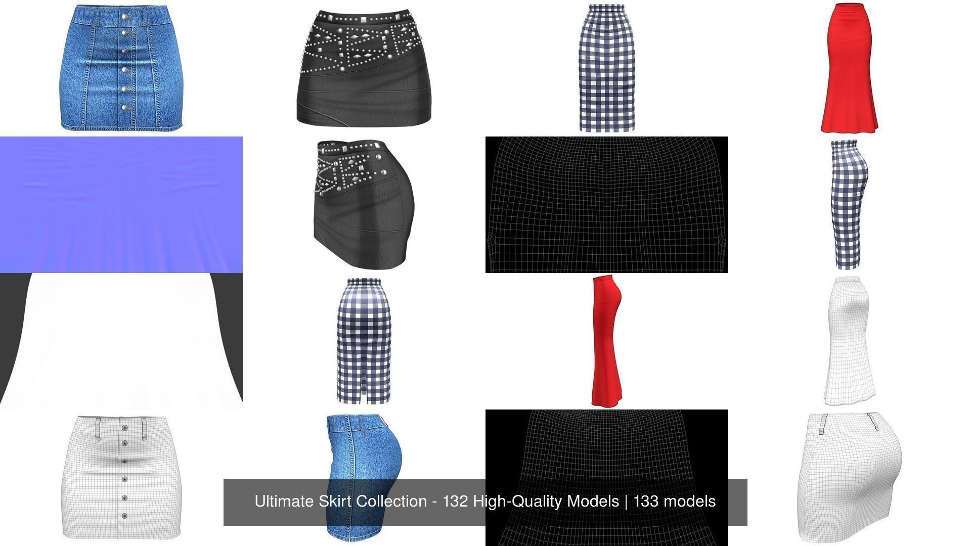 Ultimate Skirt Collection - 132 High-Quality Models _62