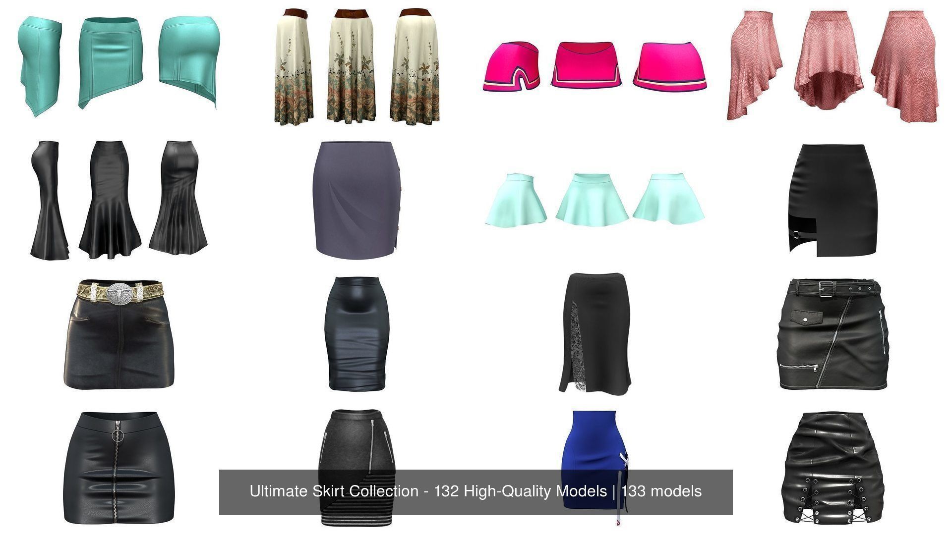 Ultimate Skirt Collection - 132 High-Quality Models _26