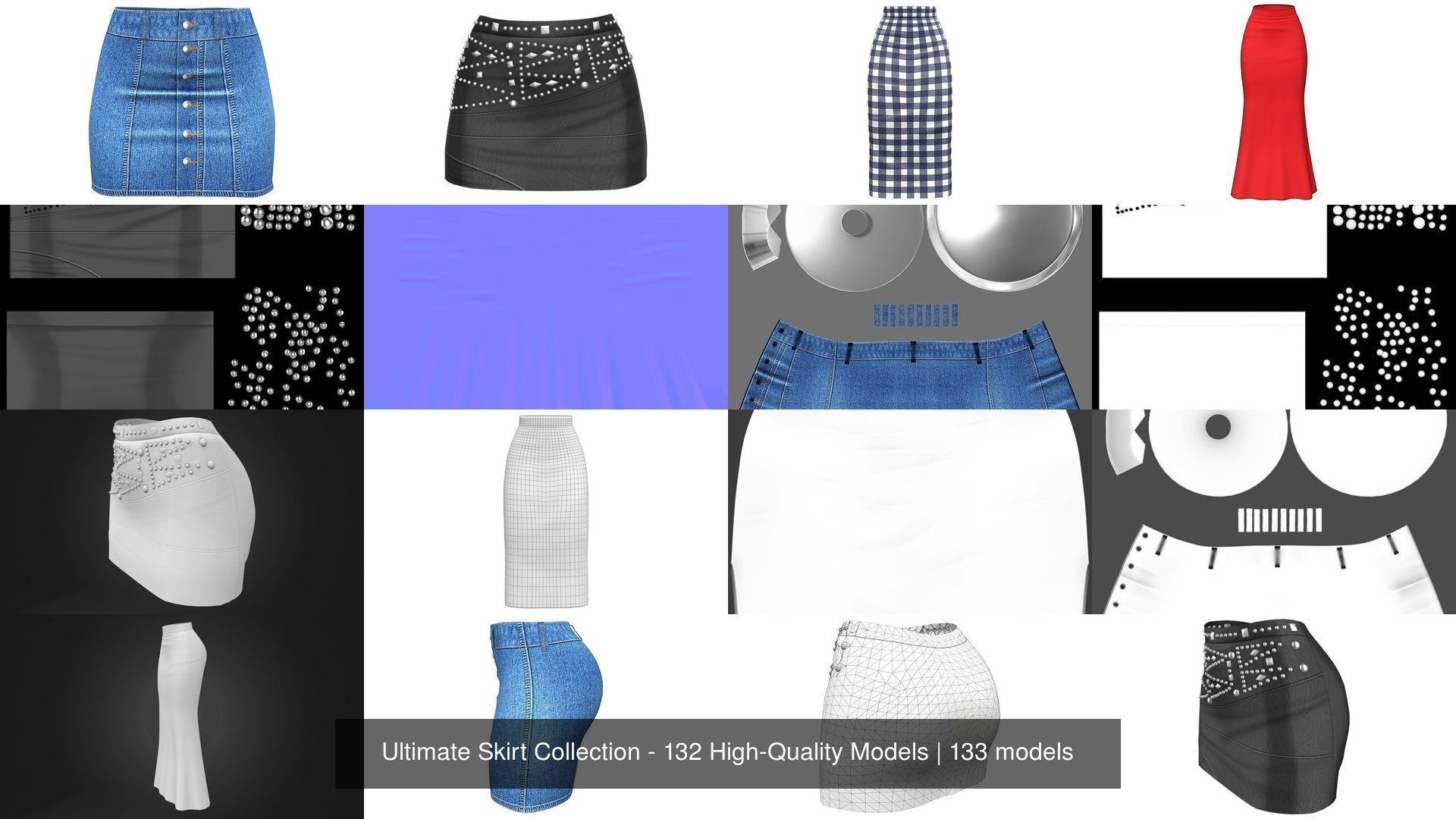 Ultimate Skirt Collection - 132 High-Quality Models _57