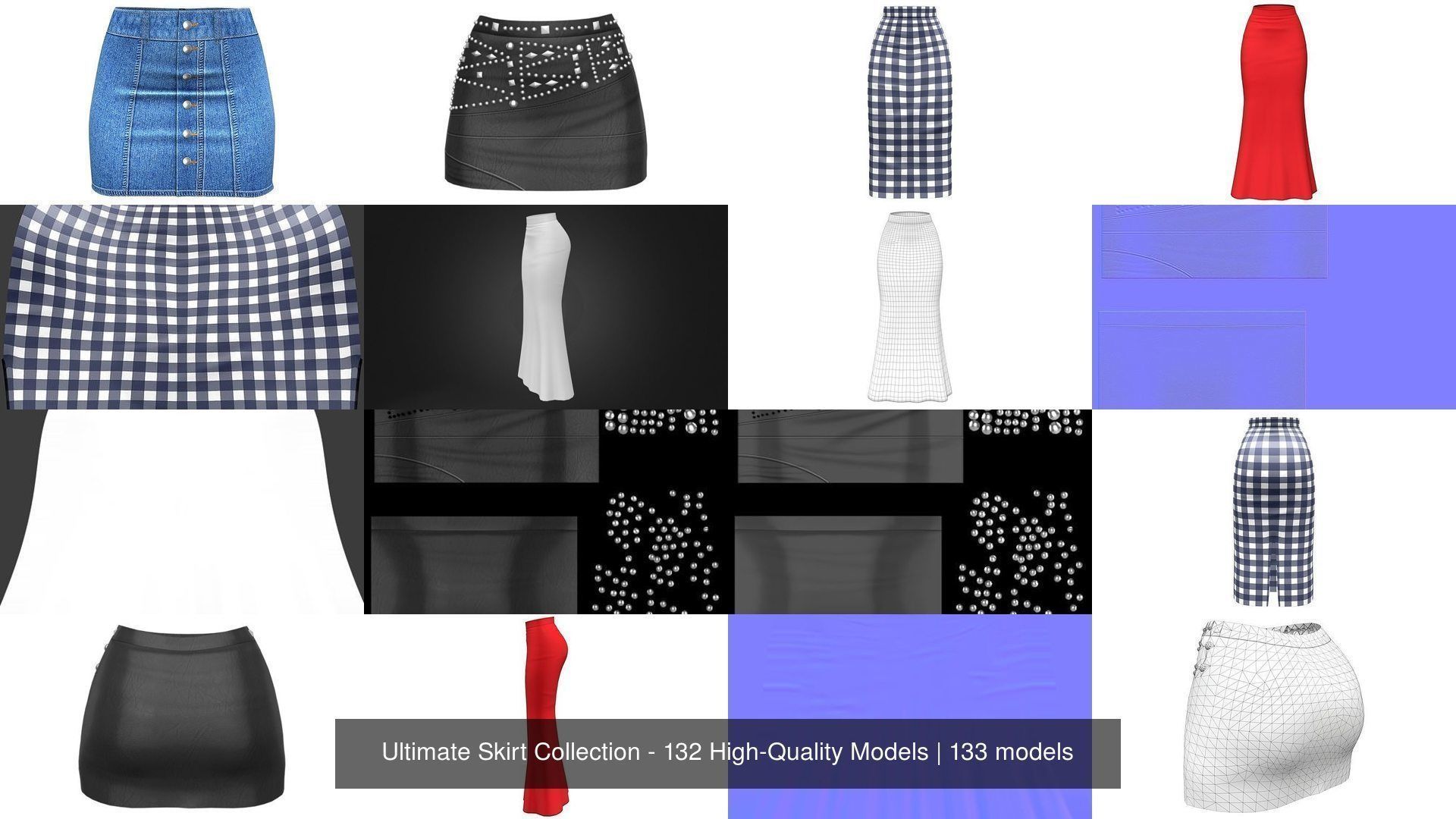 Ultimate Skirt Collection - 132 High-Quality Models _58