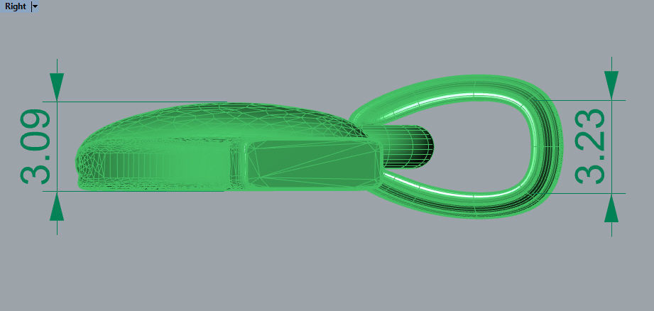 Heart Charm Pendant Necklace Two Hands Forming a Heart Shape 3D print model_15