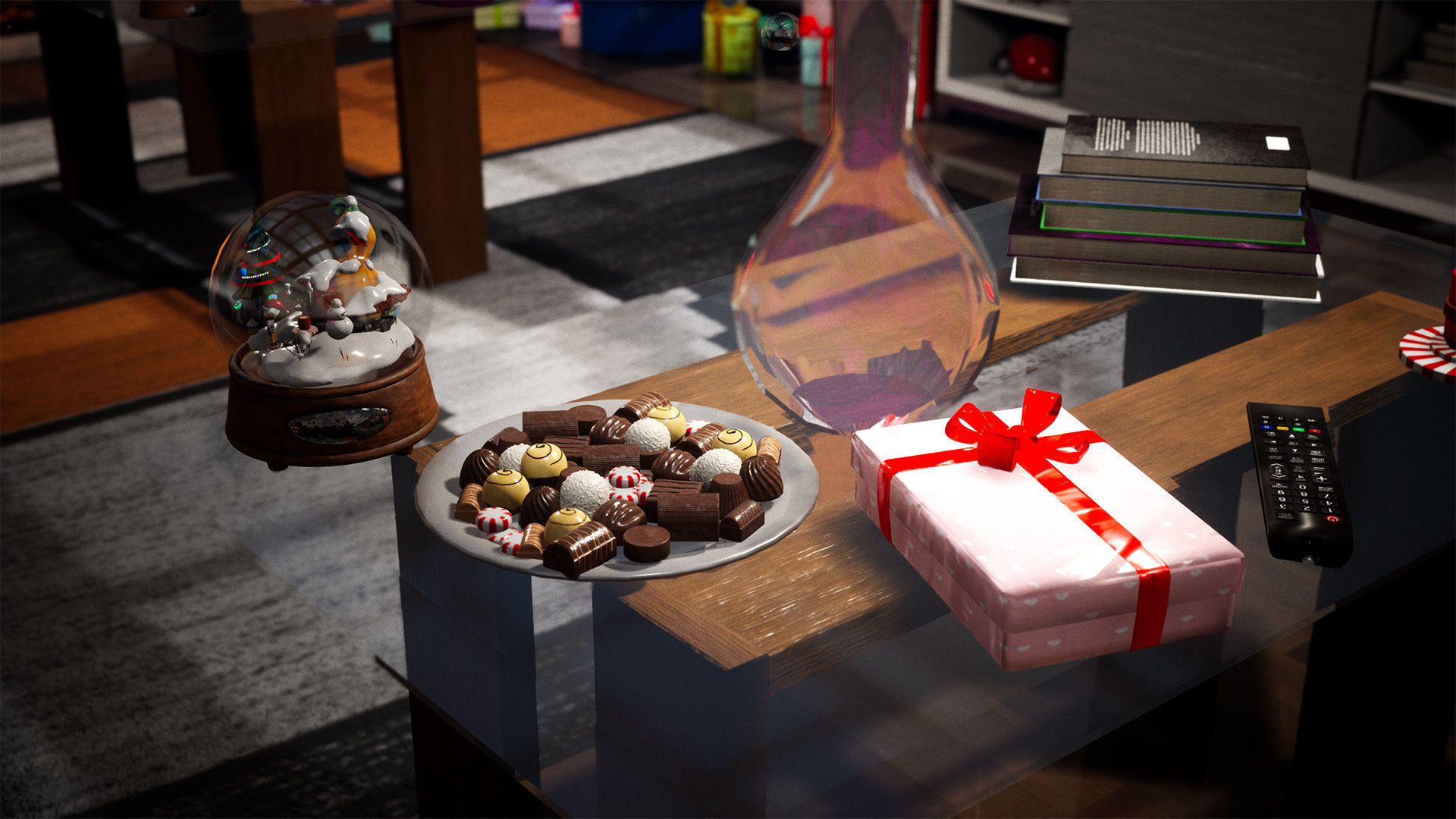 Christmas Package 120 Assets Low-poly 3D model_13